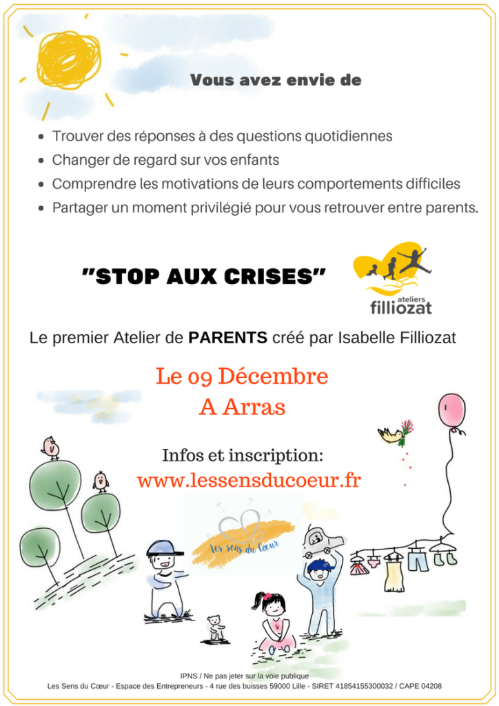 Atelier Stop aux crises Manuelle BEDDELEEM Les Sens du Coeur